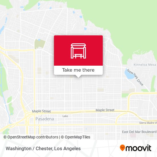 Washington / Chester map