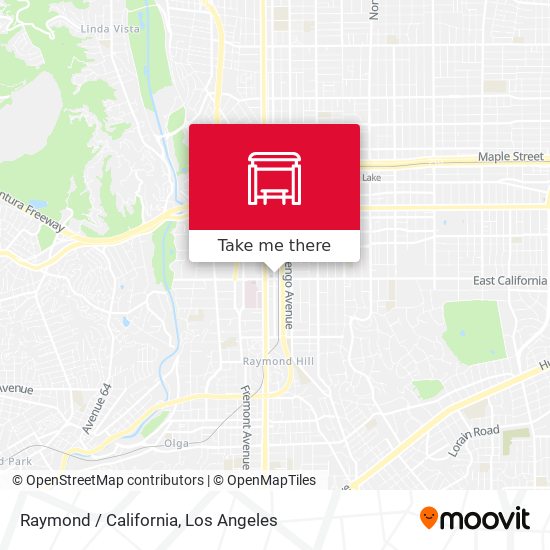 Mapa de Raymond / California