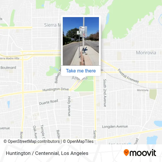 Huntington / Centennial map