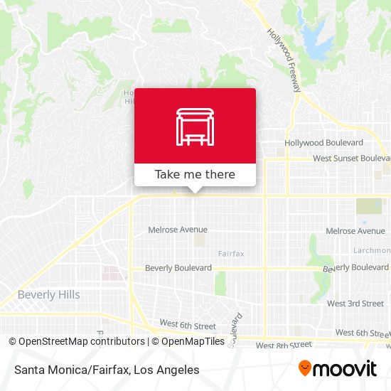 Mapa de Santa Monica/Fairfax