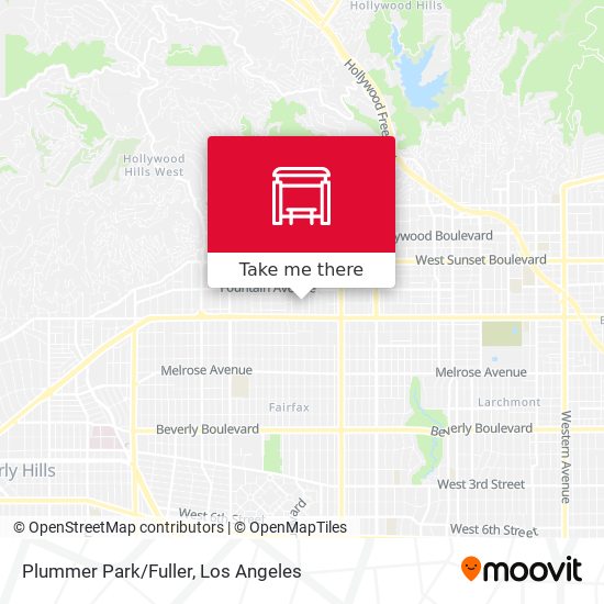 Mapa de Plummer Park/Fuller