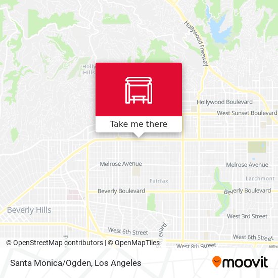 Santa Monica/Ogden map