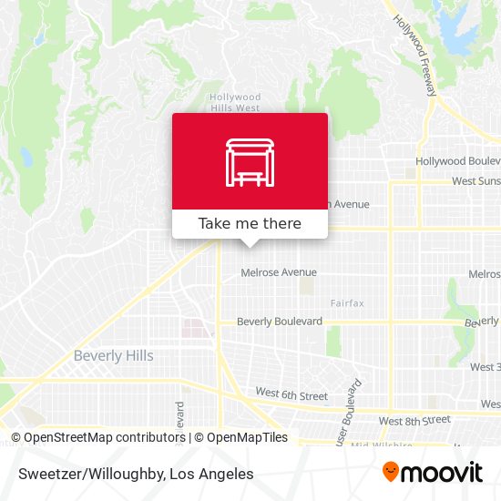 Sweetzer/Willoughby map