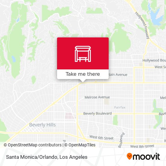 Santa Monica/Orlando map