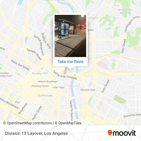 Division 13 Layover map