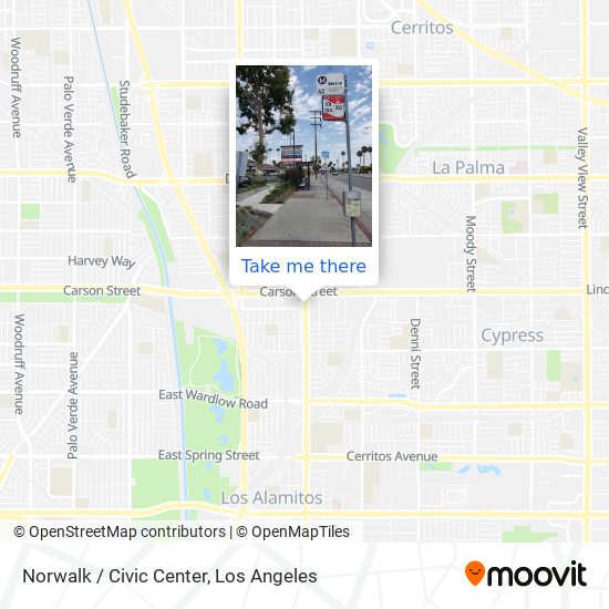 Mapa de Norwalk / Civic Center