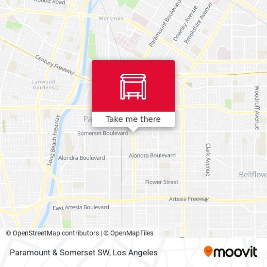 Paramount & Somerset SW map