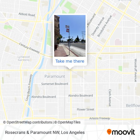 Mapa de Rosecrans & Paramount NW