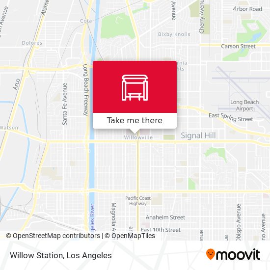 Willow Station map