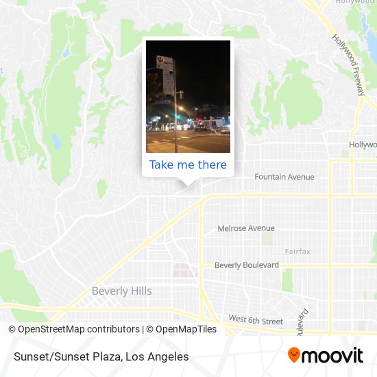 Sunset/Sunset Plaza map