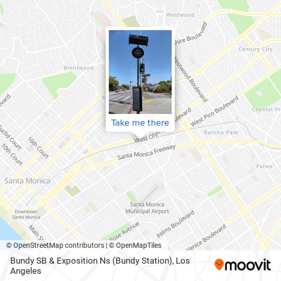 Bundy SB & Exposition Ns (Bundy Station) map