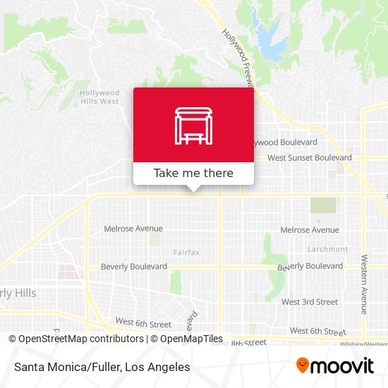Mapa de Santa Monica/Fuller
