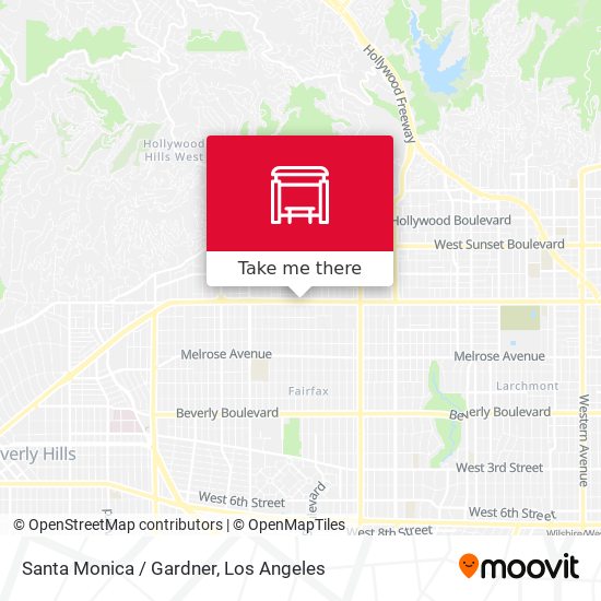 Santa Monica / Gardner map