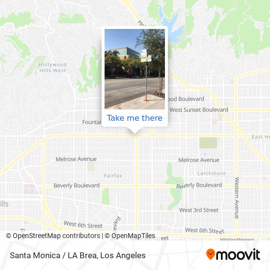 Mapa de Santa Monica / LA Brea