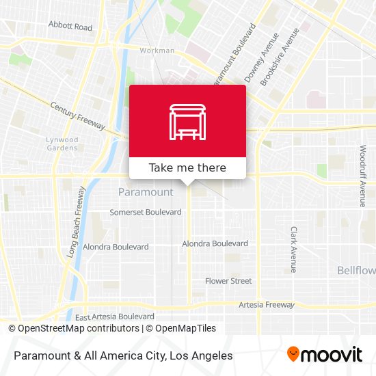 Paramount & All America City map