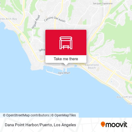 Dana Point Harbor/Puerto map