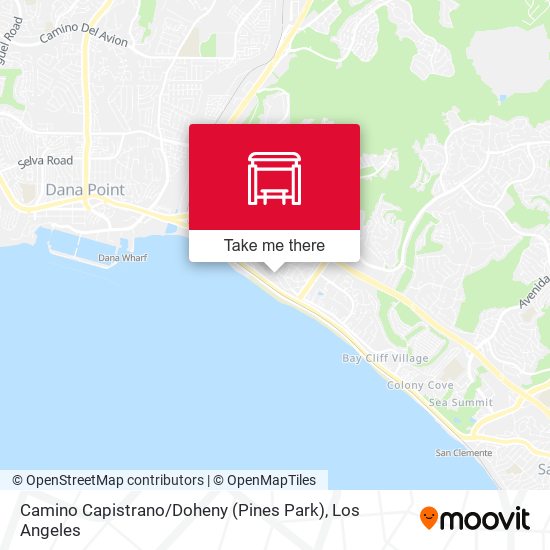 Camino Capistrano / Doheny (Pines Park) map