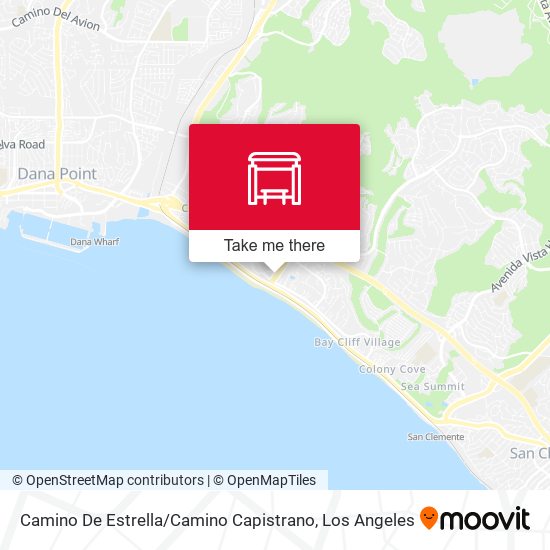 Camino De Estrella / Camino Capistrano map
