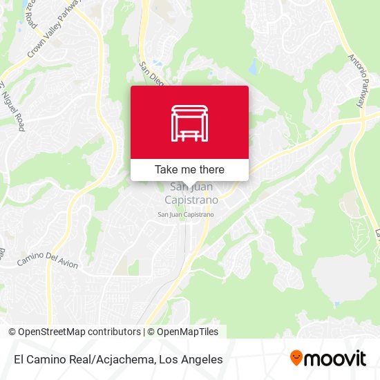 El Camino Real/Acjachema map