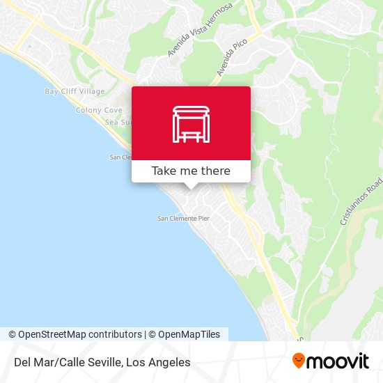Del Mar/Calle Seville map