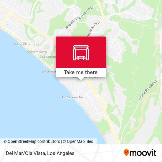 Del Mar/Ola Vista map