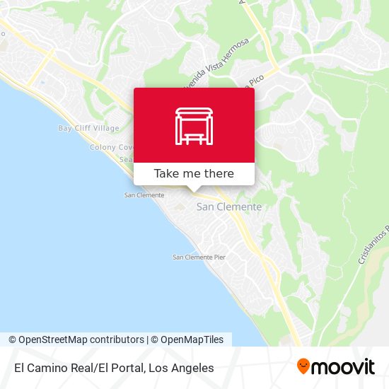 Mapa de El Camino Real/El Portal