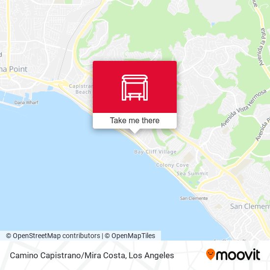 Mapa de Camino Capistrano/Mira Costa