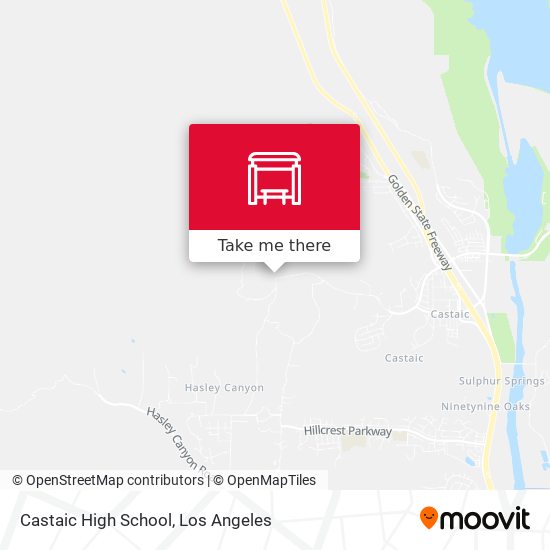 Mapa de Castaic High School