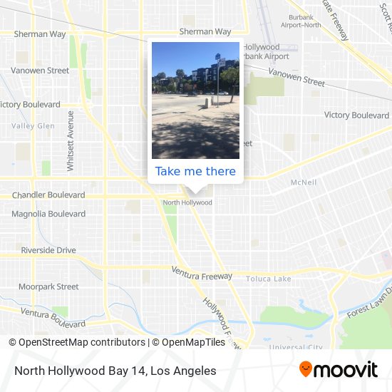 North Hollywood Bay 14 map