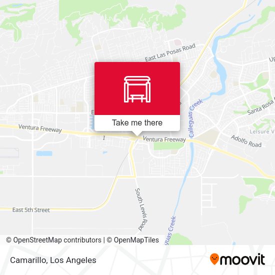 Camarillo map