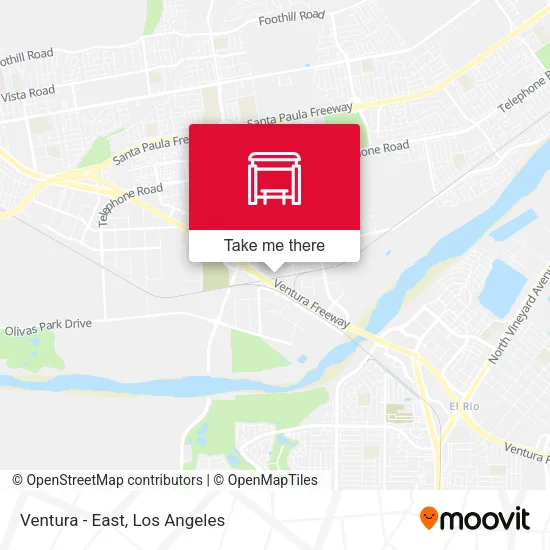 Ventura - East map