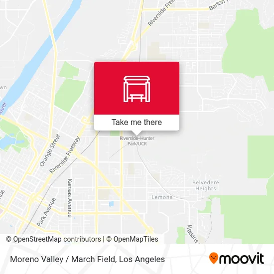 Moreno Valley / March Field map