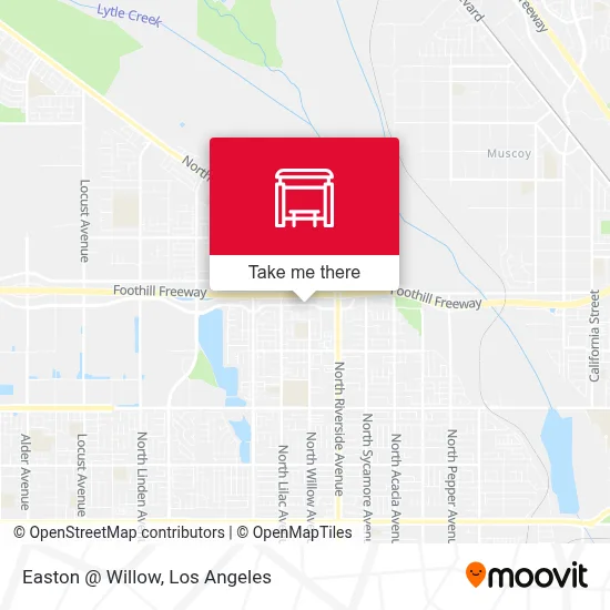 Easton @ Willow map