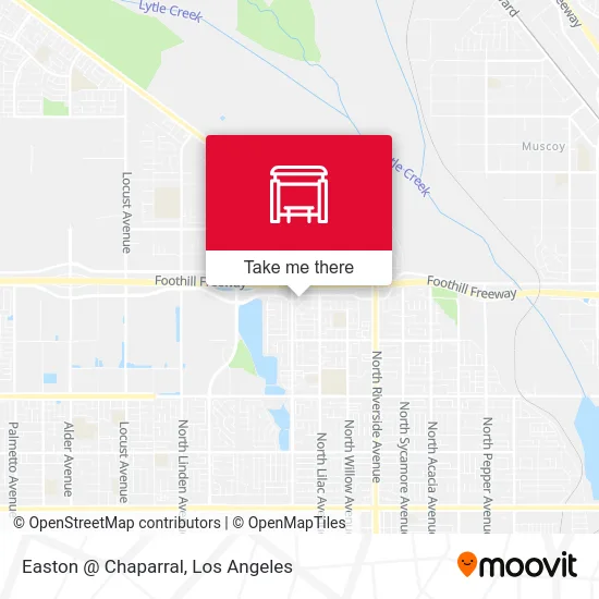 Easton @ Chaparral map