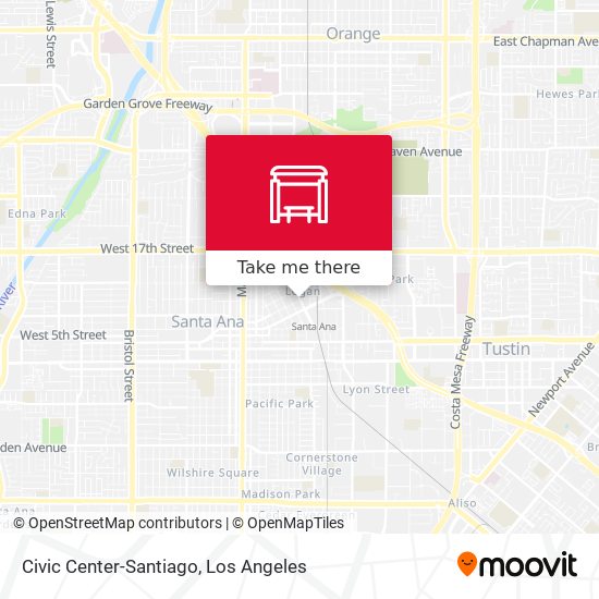 Mapa de Civic Center-Santiago