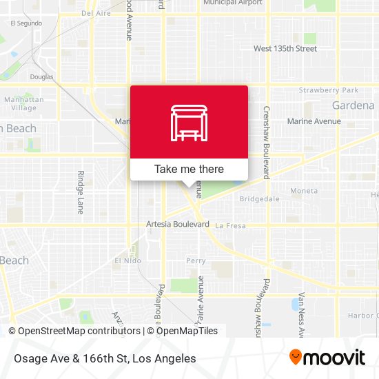 Mapa de Osage Ave & 166th St