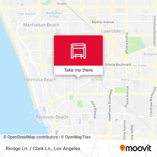 Rindge Ln. / Clark Ln. map