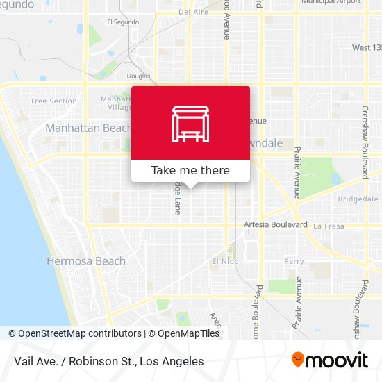 Vail Ave. / Robinson St. map