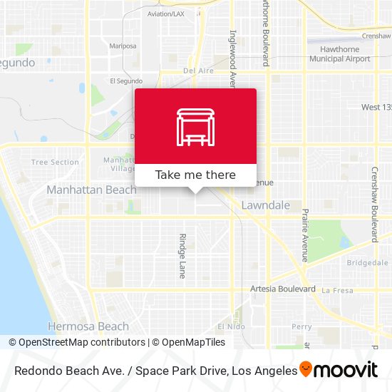 Mapa de Redondo Beach Ave. / Space Park Drive