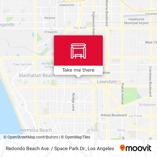 Mapa de Redondo Beach Ave. / Space Park Dr.