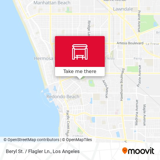 Mapa de Beryl St. / Flagler Ln.