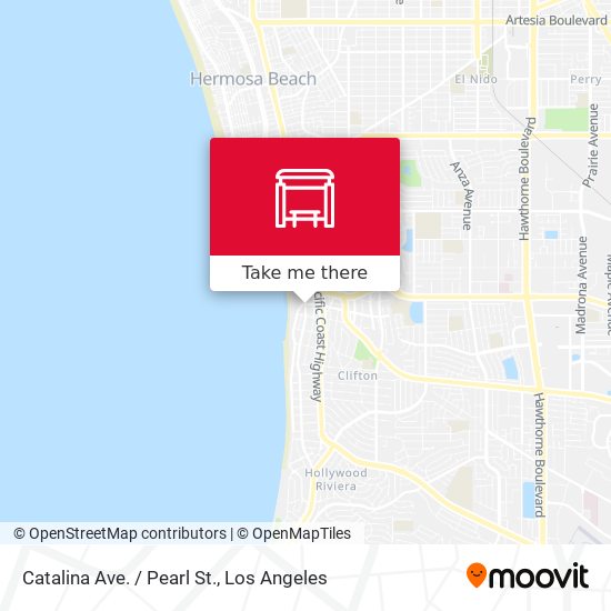 Catalina Ave. / Pearl St. map