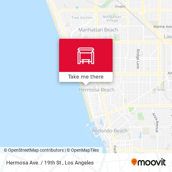 Hermosa Ave. / 19th St. map
