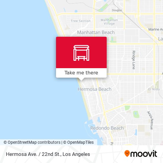 Mapa de Hermosa Ave. / 22nd St.