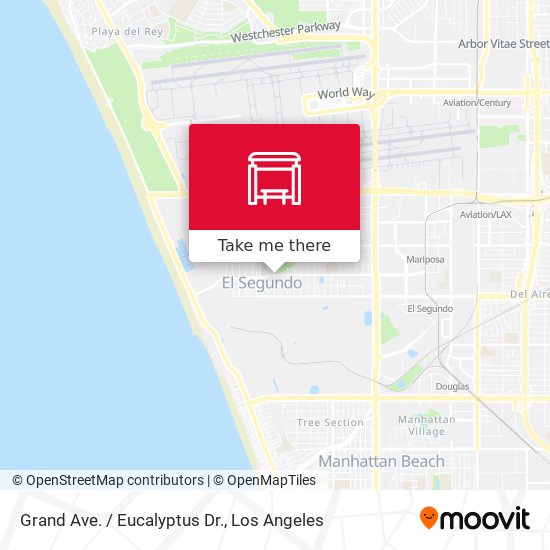 Grand Ave. / Eucalyptus Dr. map