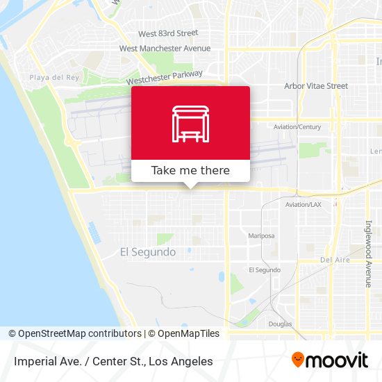 Imperial Ave. / Center St. map