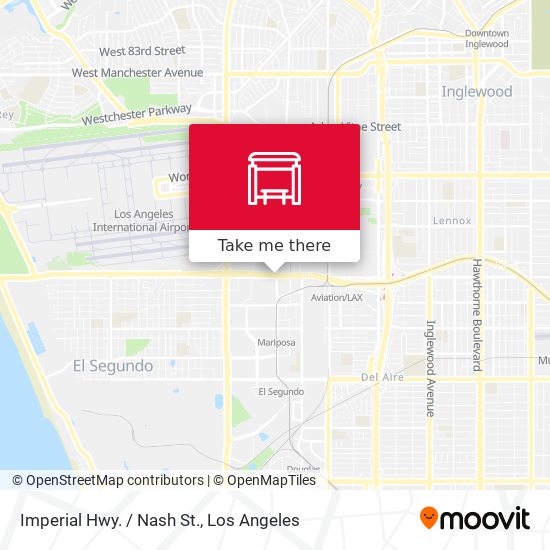 Imperial Hwy. / Nash St. map