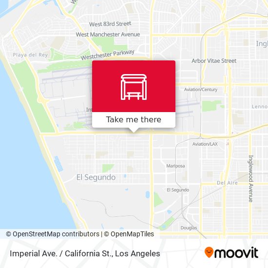 Imperial Ave. / California St. map