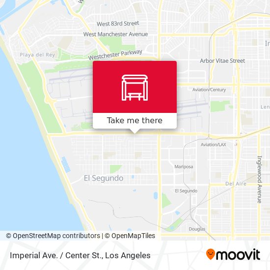 Imperial Ave. / Center St. map
