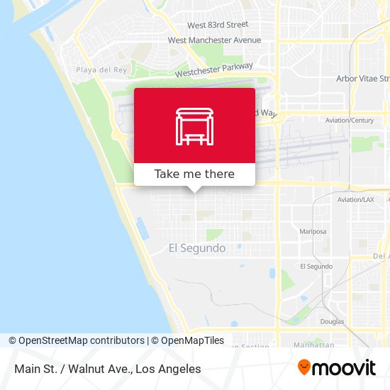 Main St. / Walnut Ave. map